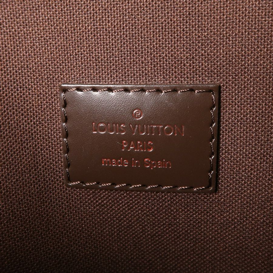 LOUIS VUITTON Damier Beaubourg金扣肩背袋棕色-6
