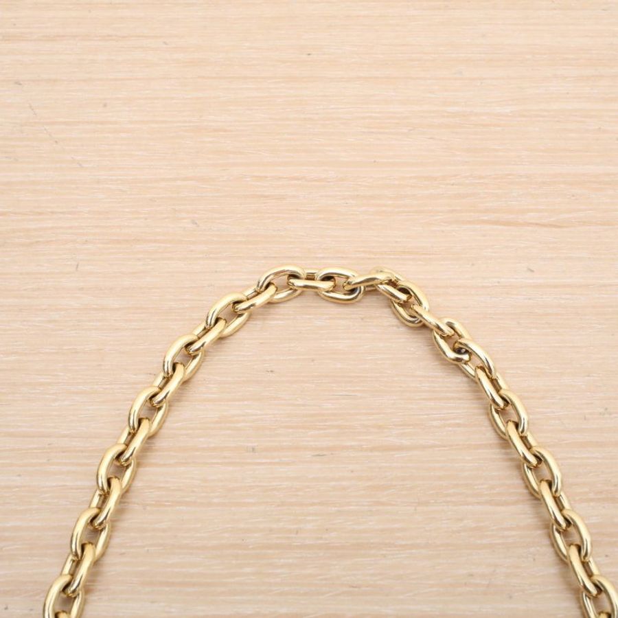 LOUIS VUITTON IVY鏈條腋下包老花PVC金扣晶片肩背包-2