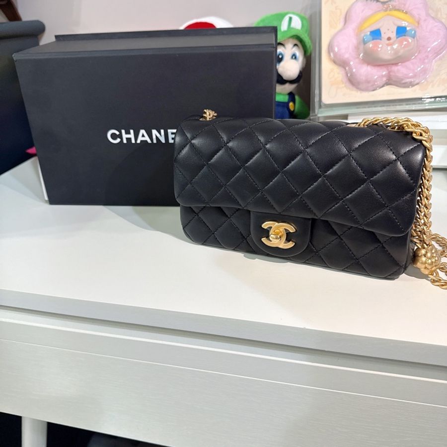 Chanel cf mini 山茶花調節扣-0