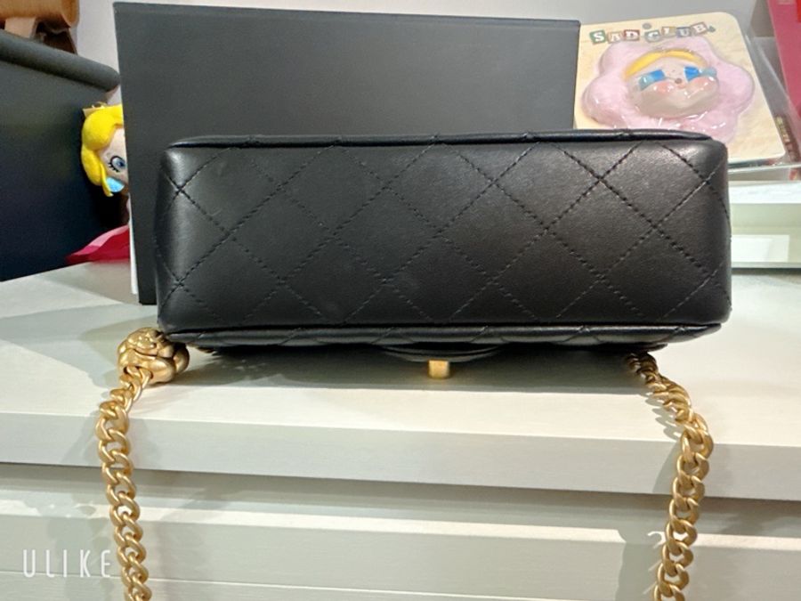 Chanel cf mini 山茶花調節扣-7