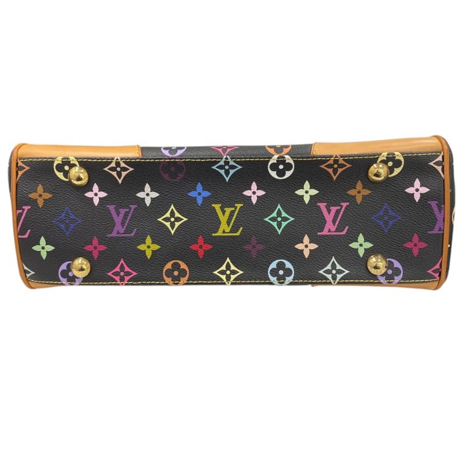 LOUIS VUITTON 路易威登 M40204 BEVERLY MM 黑三彩老花 PVC帆布 黑色 金釦-5