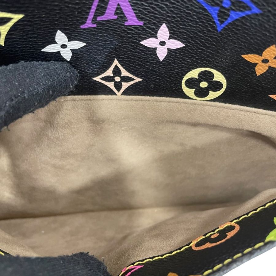 LOUIS VUITTON 路易威登 M40204 BEVERLY MM 黑三彩老花 PVC帆布 黑色 金釦-9