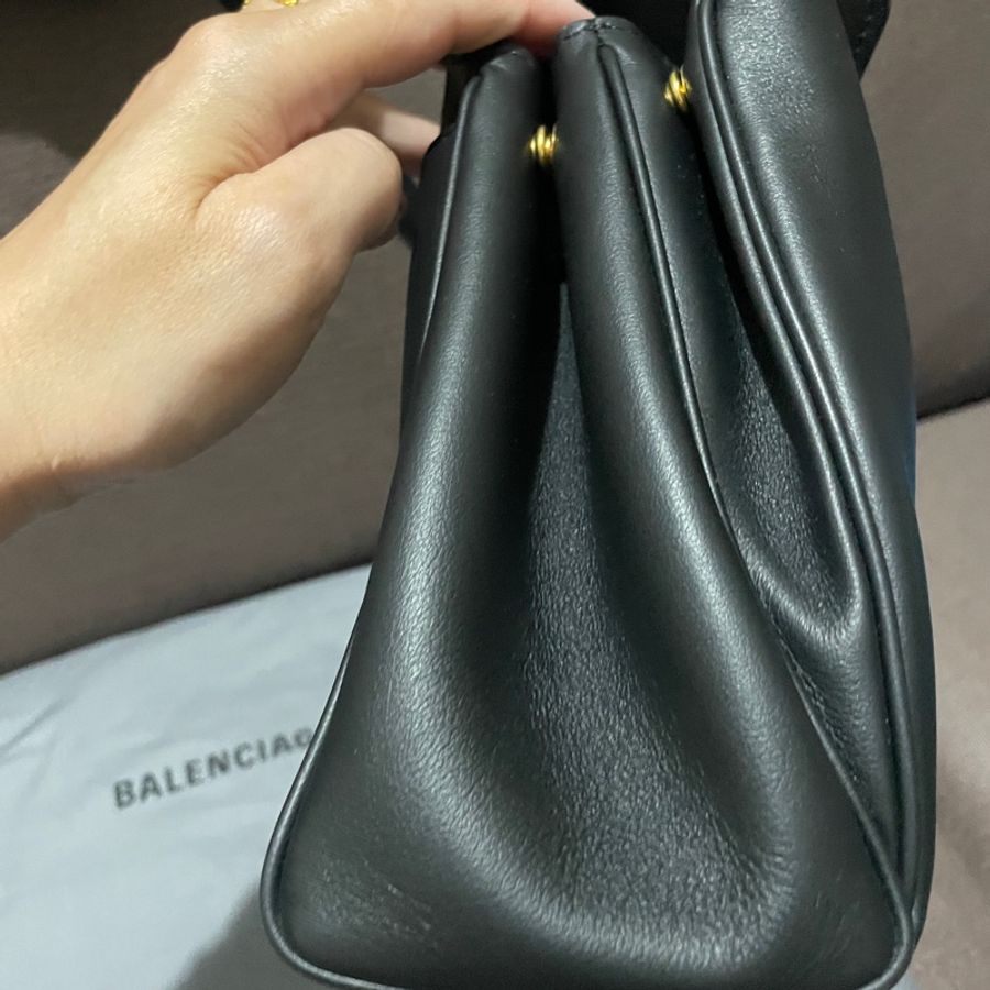 BALENCIAGA 巴黎世家 黑色牛皮 Rodeo Small 兩用包-2