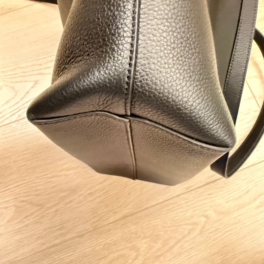👜 CELINE Cabas Triomphe Large 粒面牛皮托特(黑色)|官方尺寸 54×29.5×15cm|附原廠防塵袋-8