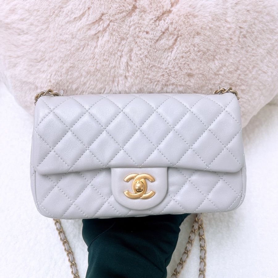 Chanel mini cf 20 香芋紫金球-1