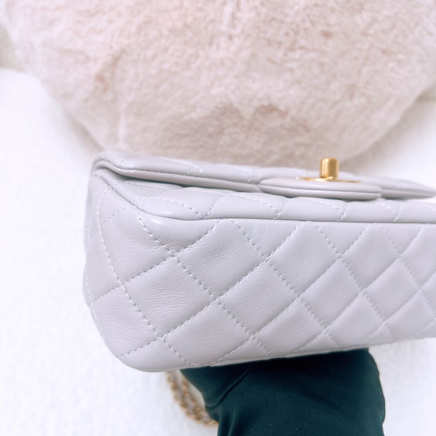 Chanel mini cf 20 香芋紫金球-3