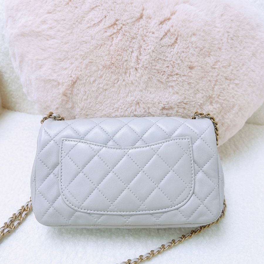 Chanel mini cf 20 香芋紫金球-6