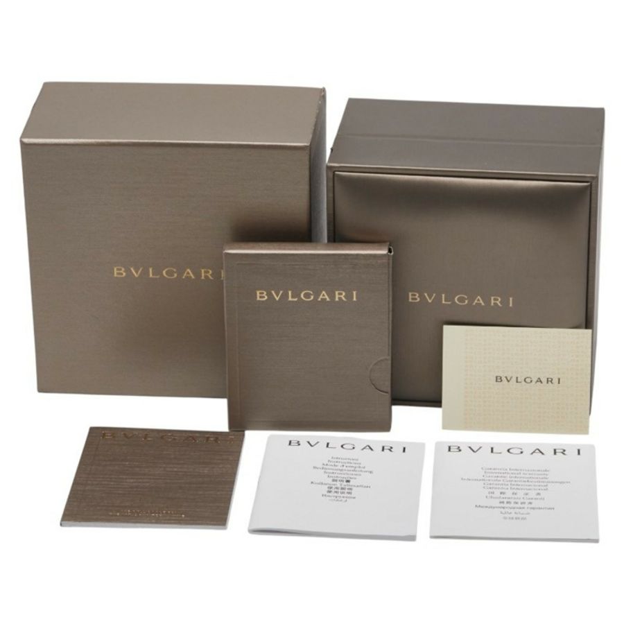寶格麗 (BVLGARI) 12鑽腕錶 BBL26S 石英錶 黑色錶盤 不鏽鋼女士腕錶-6
