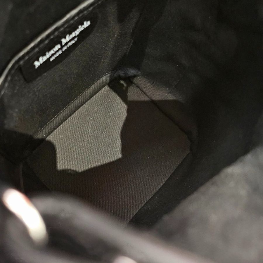 🎊佳節特賣🎁Maison Margiela 5 AC Bucket 小牛皮水桶包 黑色-12