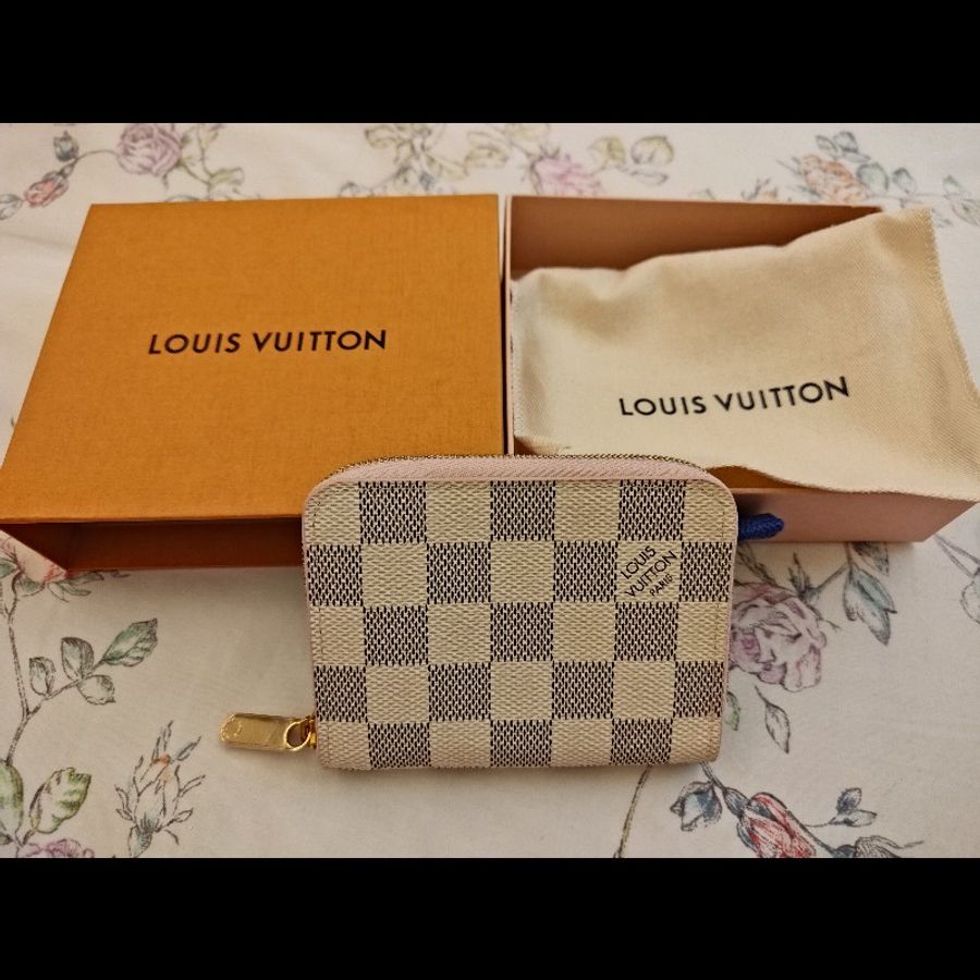 Louis Vuitton 乳白色棋盤格帆布-0