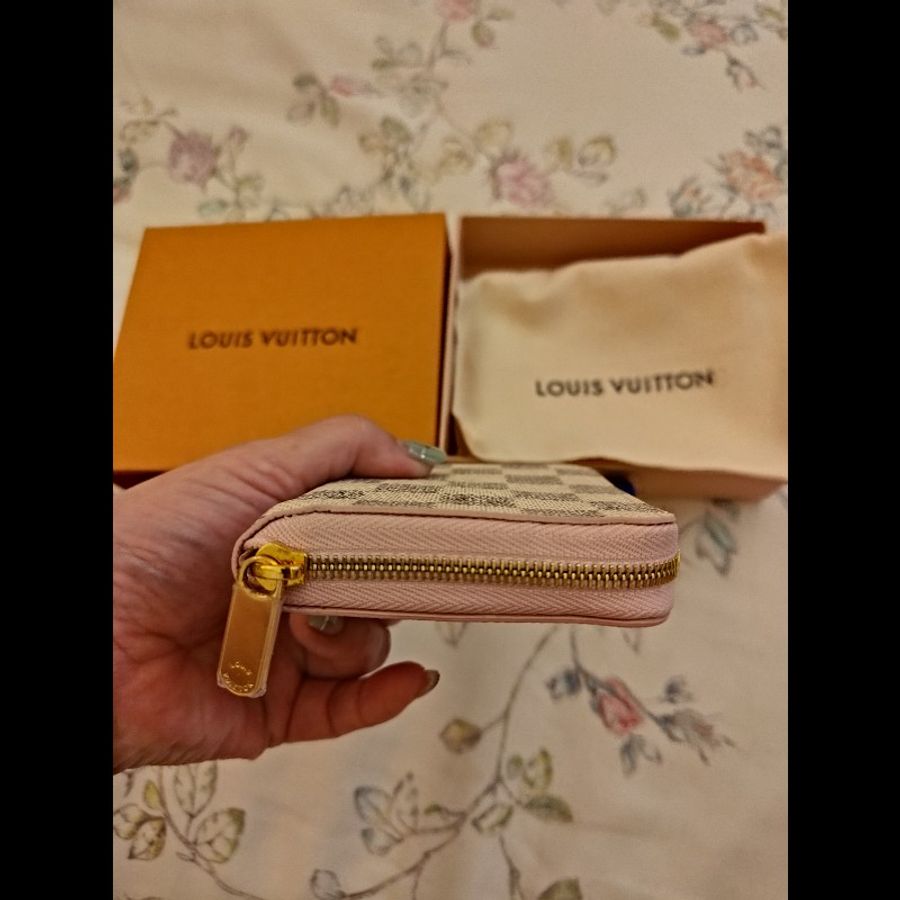 Louis Vuitton 乳白色棋盤格帆布-6