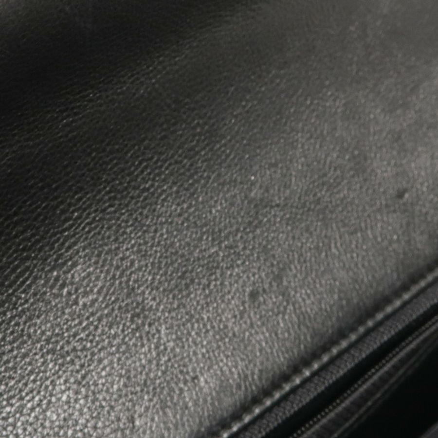 CHANEL 牛皮皮革Chain Shoulder Bag金扣鏈帶肩背袋-17
