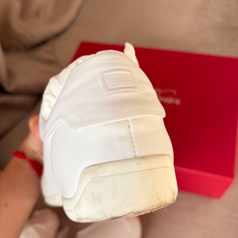 Roger Vivier VIV ÉTIQUETTE 法式優雅小白鞋 緞帶繫帶休閒鞋 白色 39號-10
