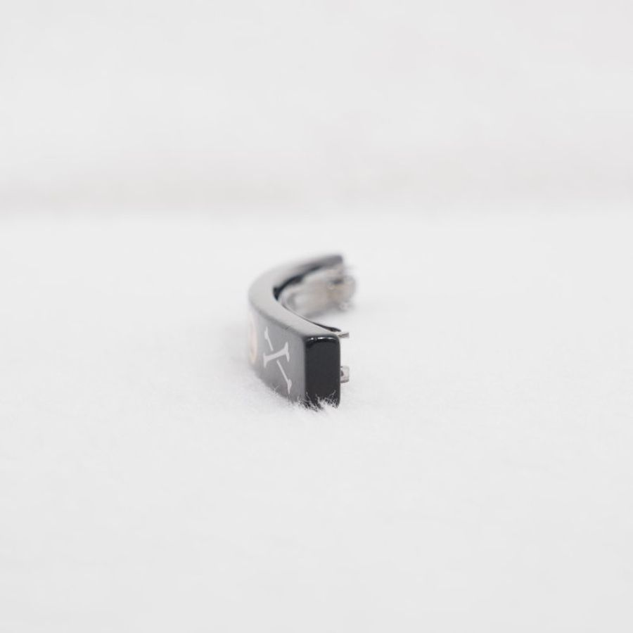 CHANEL 黑色髮夾-5