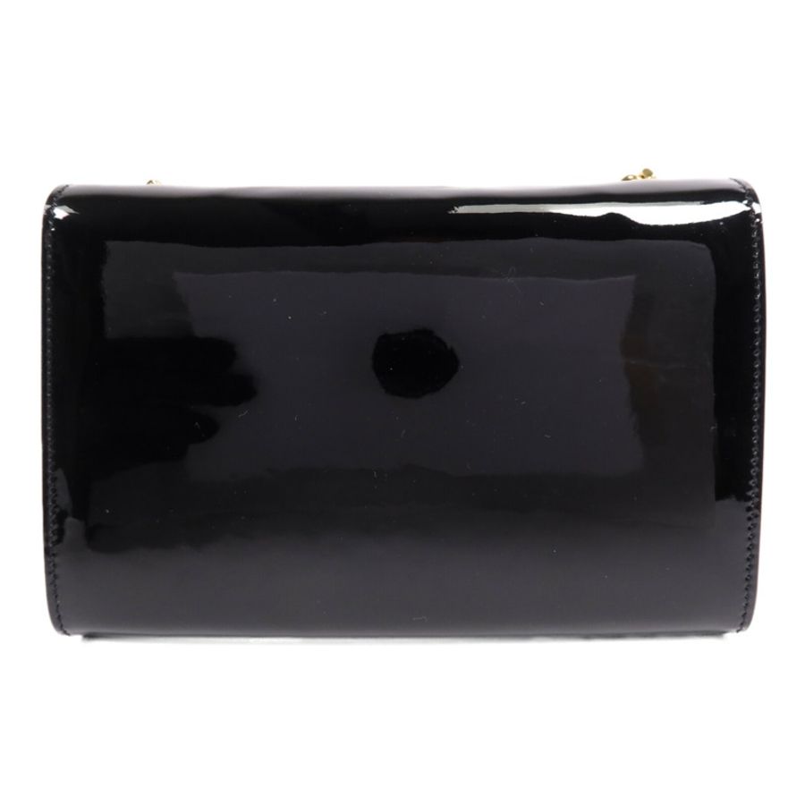 YVES SAINT LAURENT 漆皮皮革Kate Small金扣鏈帶肩背袋-1