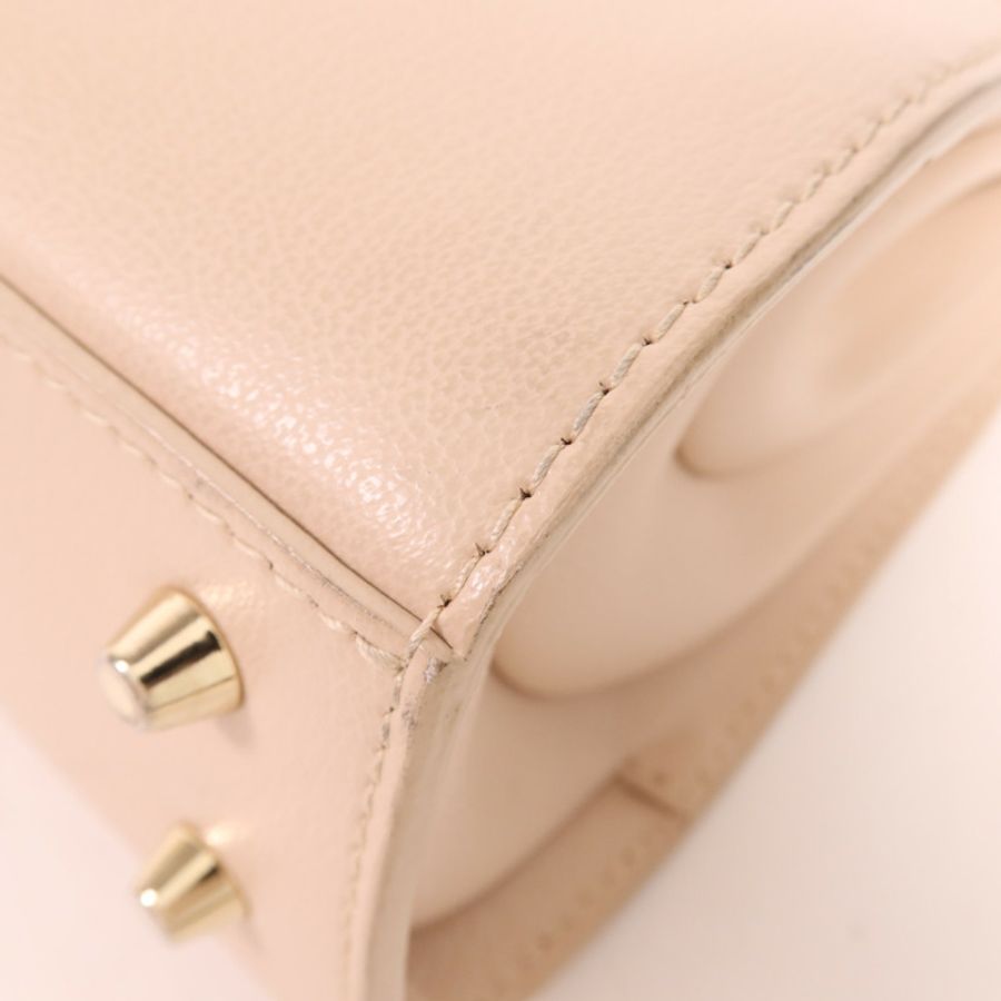 Furla 羊皮皮革1927 Opera金扣手挽肩背兩用袋-8