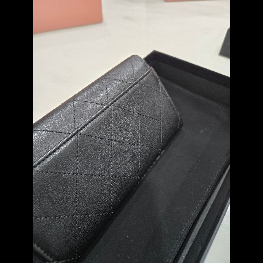 Chanel 經典轉釦 實用款中夾-11