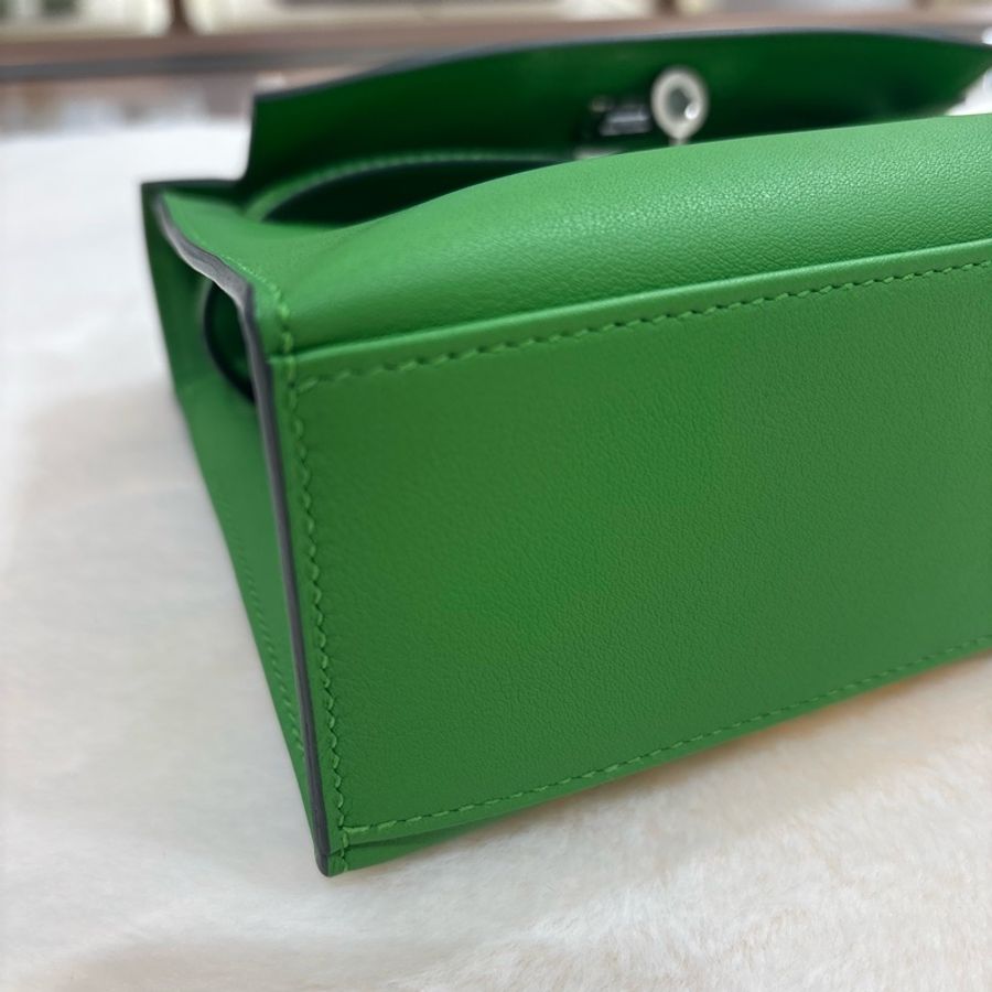 Mini Kelly Pochette 絲蘭綠 全新現貨-7
