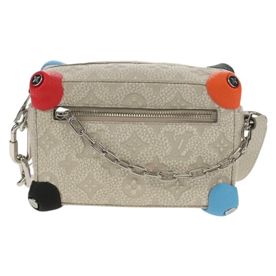 【日本直送】路易威登 Taurillon Monogram Climbing Soft Trunk Bag M81606 LV Auth 146364SM-1