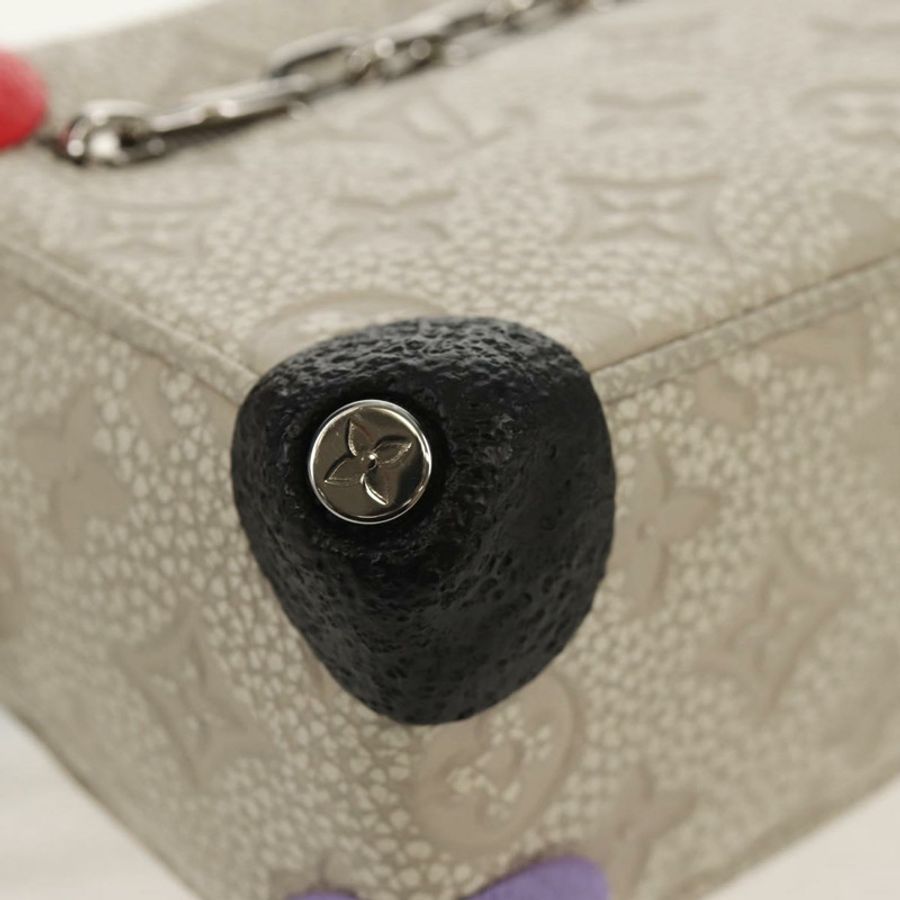 【日本直送】路易威登 Taurillon Monogram Climbing Soft Trunk Bag M81606 LV Auth 146364SM-10