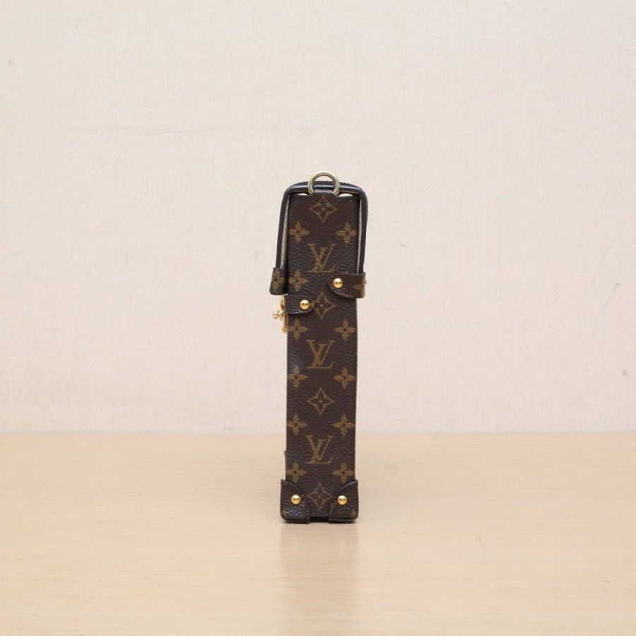 LOUIS VUITTON TrunkVertical手機包拼色PVC2019肩背包-3