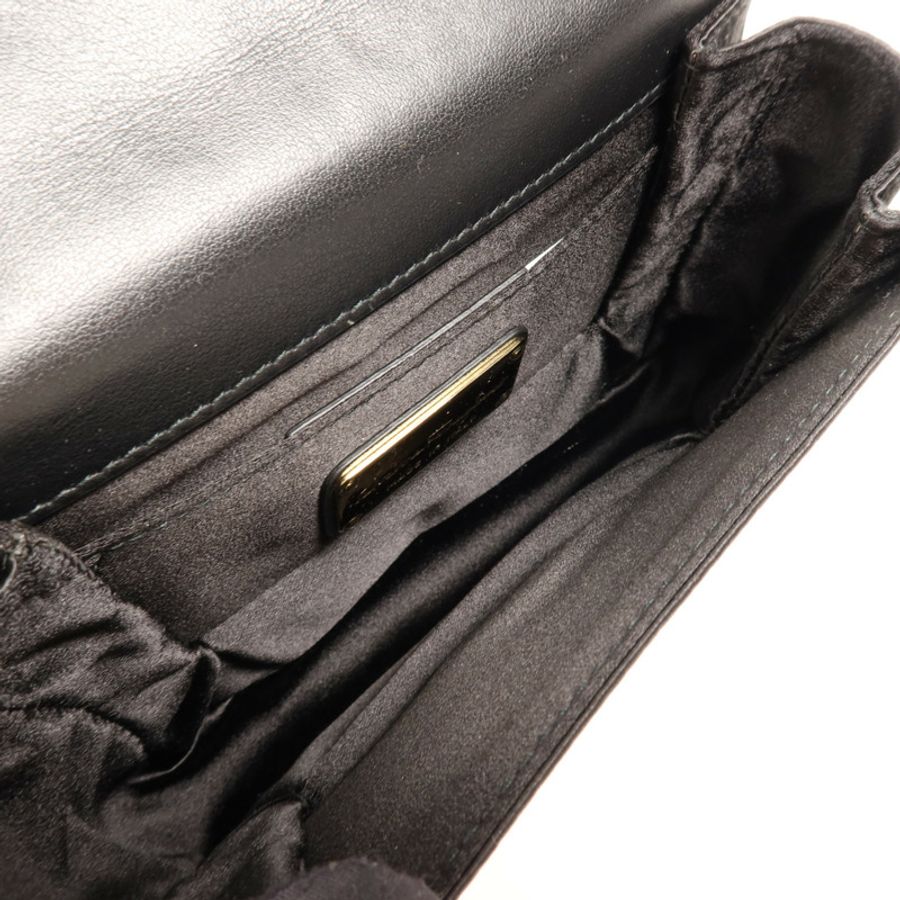 Salvatore Ferragamo 絲質Shoulder Bag金扣手挽肩背兩用袋-9