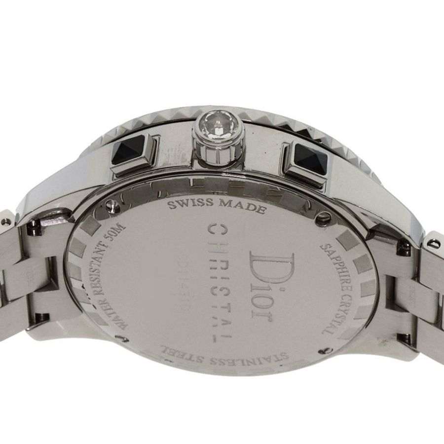 Christian Dior CD11431D 水晶計時鑽石腕錶,不鏽鋼材質,男款-6