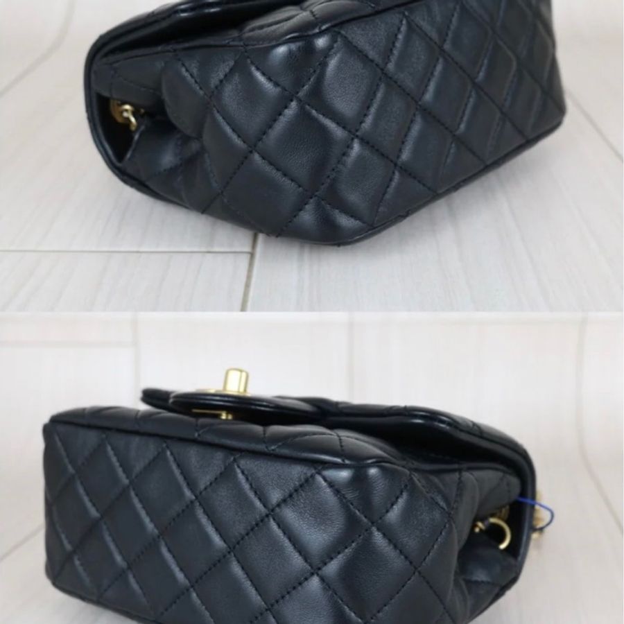 「JL精品代購」97新 Chanel 香奈兒 黑金 金球方胖cf17 Ic 芯片款-5