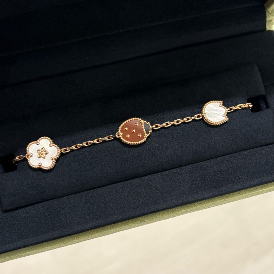 Van Cleef&Arpels Lucky Spring 花甲蟲手鏈 2025新款 全新-3
