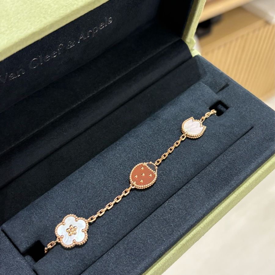 Van Cleef&Arpels Lucky Spring 花甲蟲手鏈 2025新款 全新-4