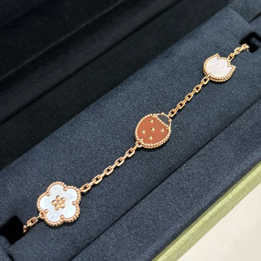 Van Cleef&Arpels Lucky Spring 花甲蟲手鏈 2025新款 全新-6