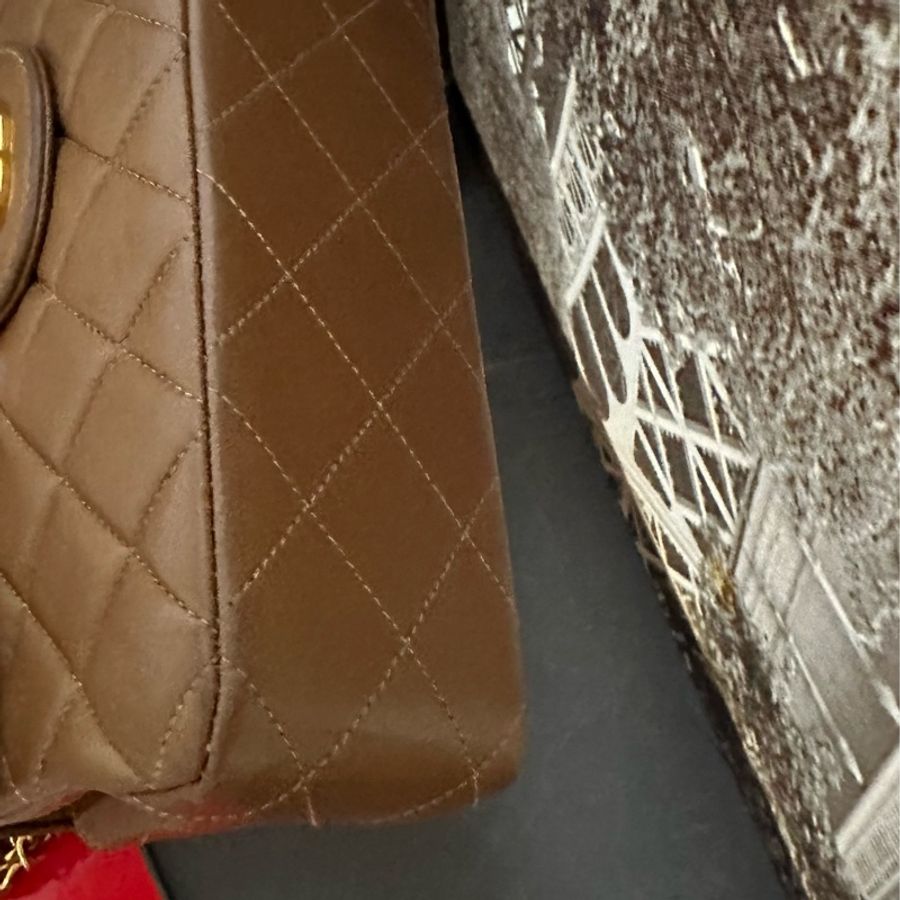 (MYMluxurybag) 💓Chanel💓22.5cm 稀有 雙面 羊皮袋 鏈條袋 肩背袋 古董袋-19