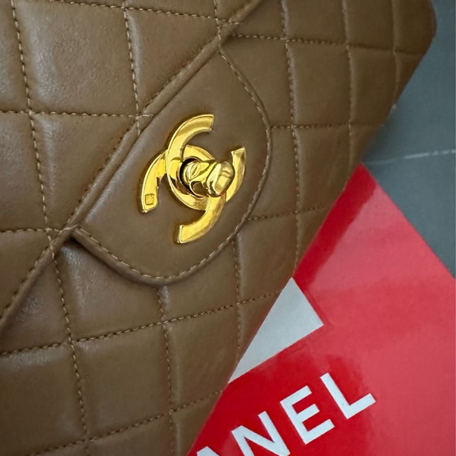(MYMluxurybag) 💓Chanel💓22.5cm 稀有 雙面 羊皮袋 鏈條袋 肩背袋 古董袋-24