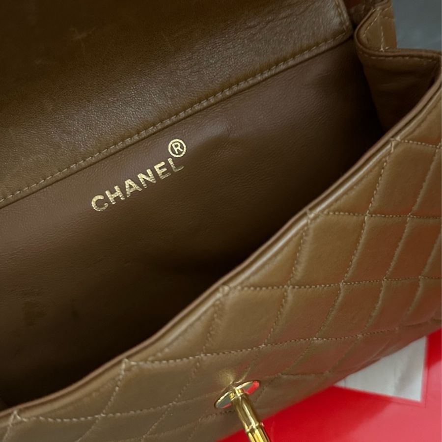 (MYMluxurybag) 💓Chanel💓22.5cm 稀有 雙面 羊皮袋 鏈條袋 肩背袋 古董袋-29
