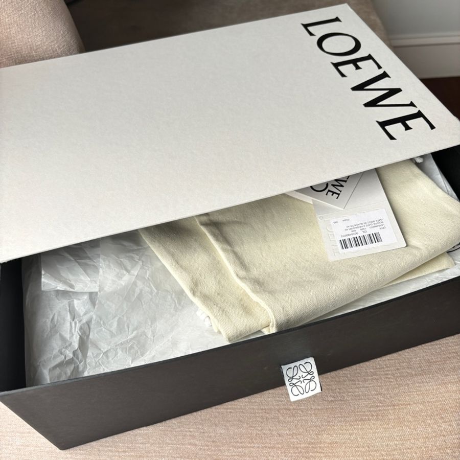 【LOEWE Gate Boot 25】黑色羊皮短靴 40號｜真皮方頭｜二手良好 柔軟好穿 經典配色 附完整配件-8