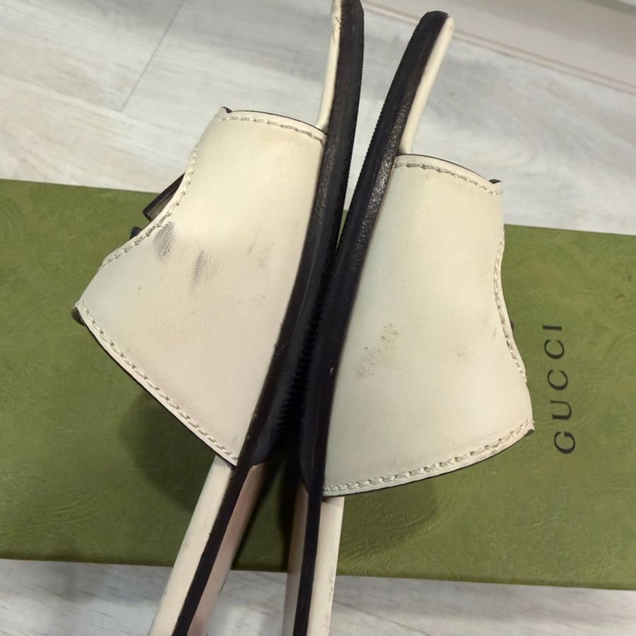 Gucci皮質拖鞋-3
