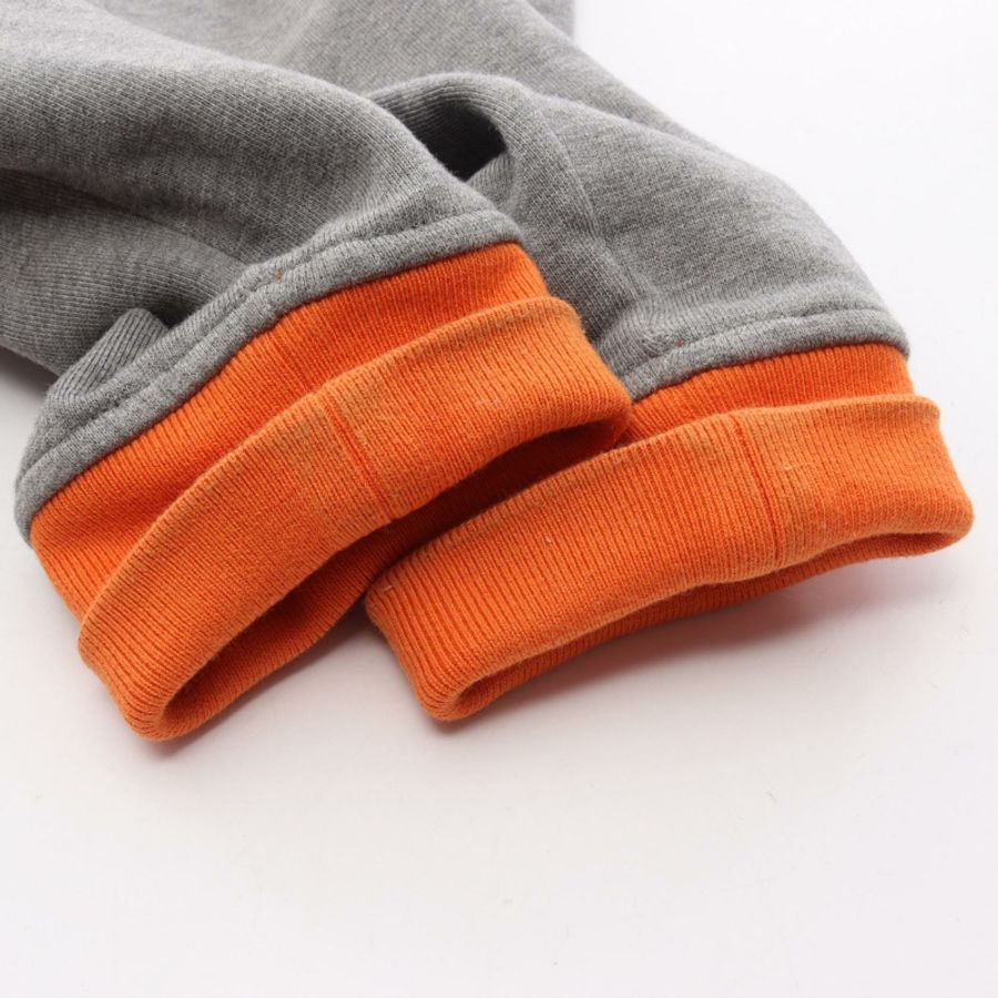愛馬仕 (HERMES) Serie Button Teddy Blouson Jacket 棉質橙色灰色二手男士 XS 碼-7