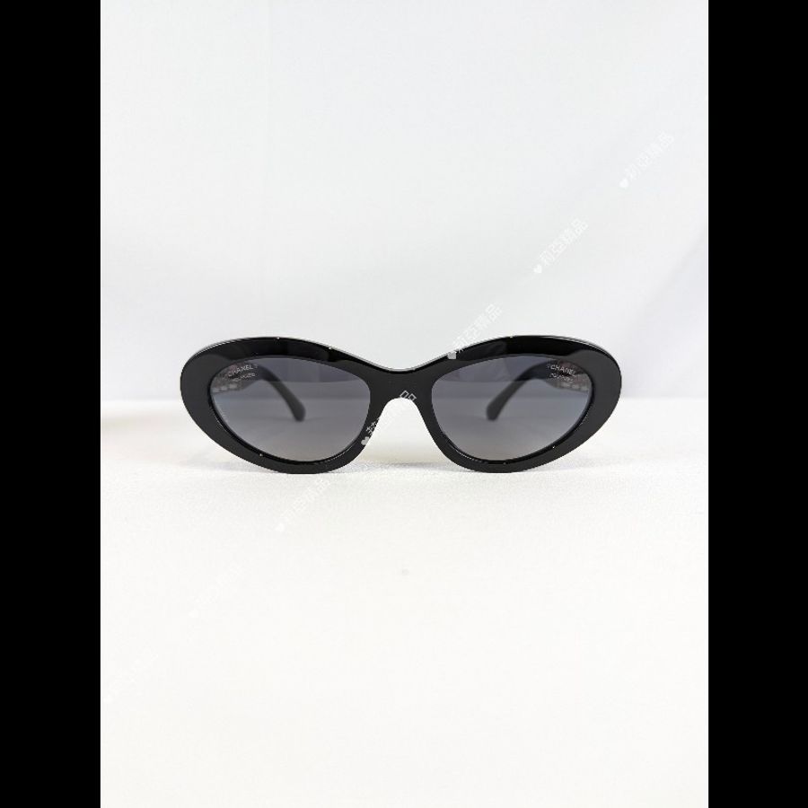 莉亞精品♡CHANEL 5538-Q-A貓眼墨鏡 近新閒置-4