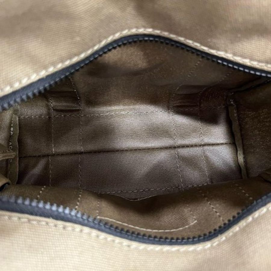 ㊣東區正精品㊣MARC JACOBS MJ 全新軍綠色帆布拉鍊手提包肩背包斜背包兩用包 RZ6002-3