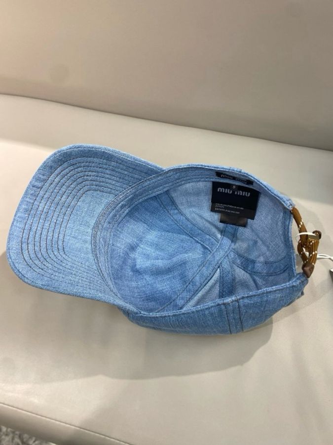 Miu Miu (5HC369) 棒球帽 #S M L-3