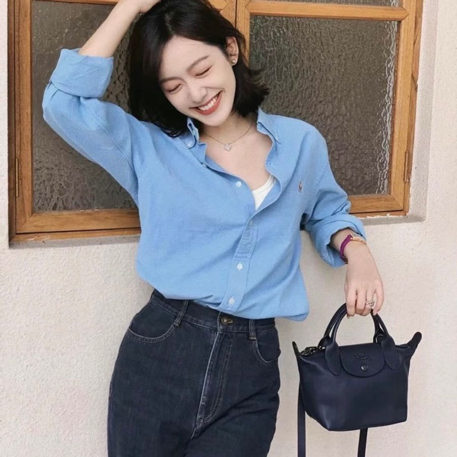 Longchamp Le Pliage Xtra #XS 小牛皮 迷你 斜挎/手提包 黑色-1