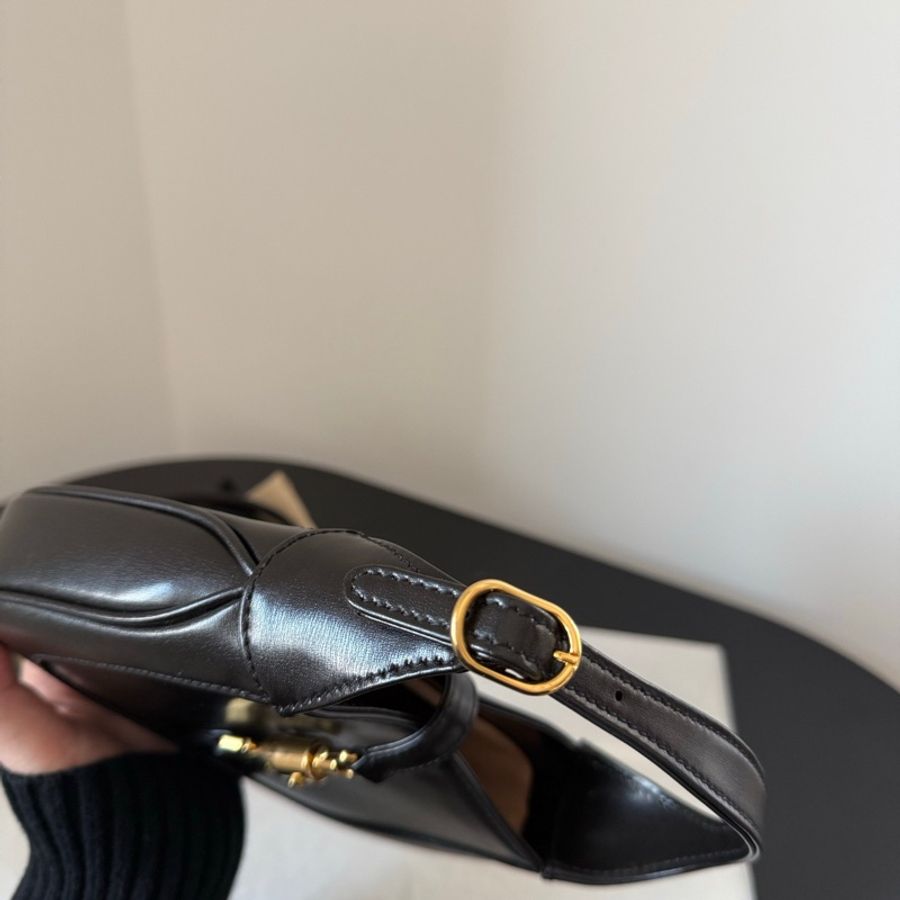 Gucci Jackie mini黑金單肩手提斜背包 超有質感 高級時尚-9