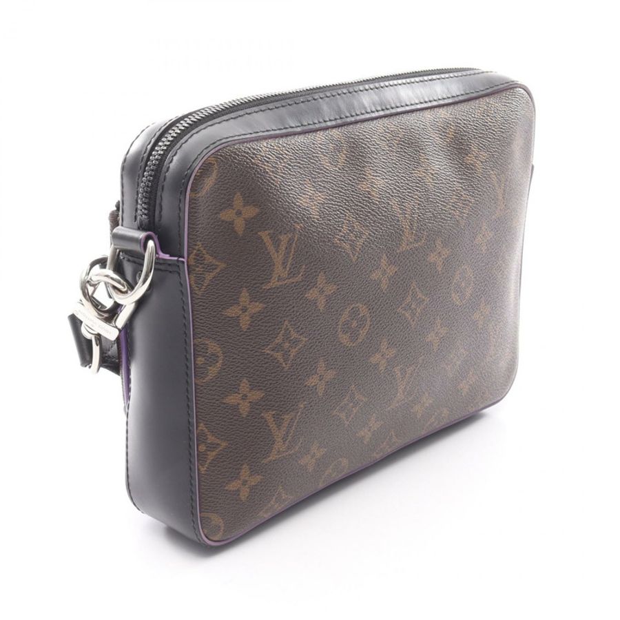 路易威登 Trio 斜背包 M46266 Monogram 帆布棕色馬卡薩皮革-1