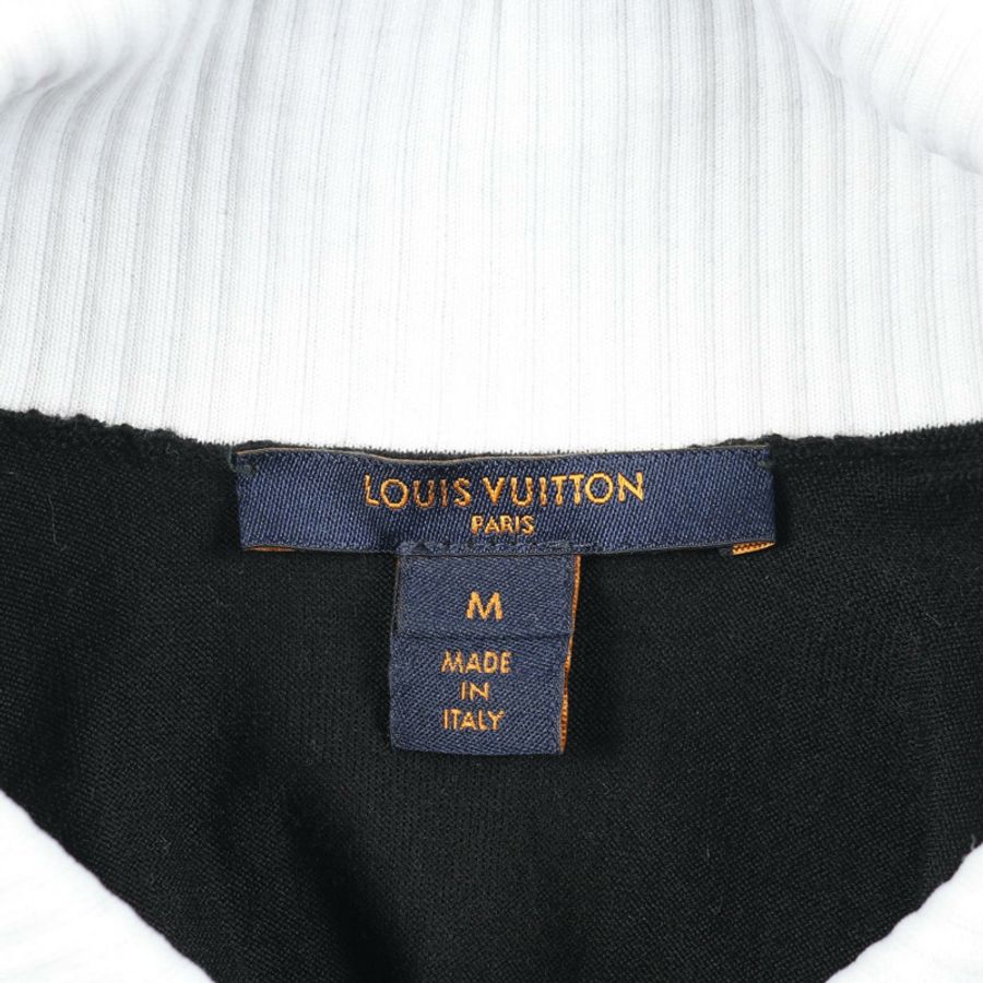路易威登 (LOUIS VUITTON) 女款無袖羊毛洋裝 #M FOKD21 黑白配色 二手-2