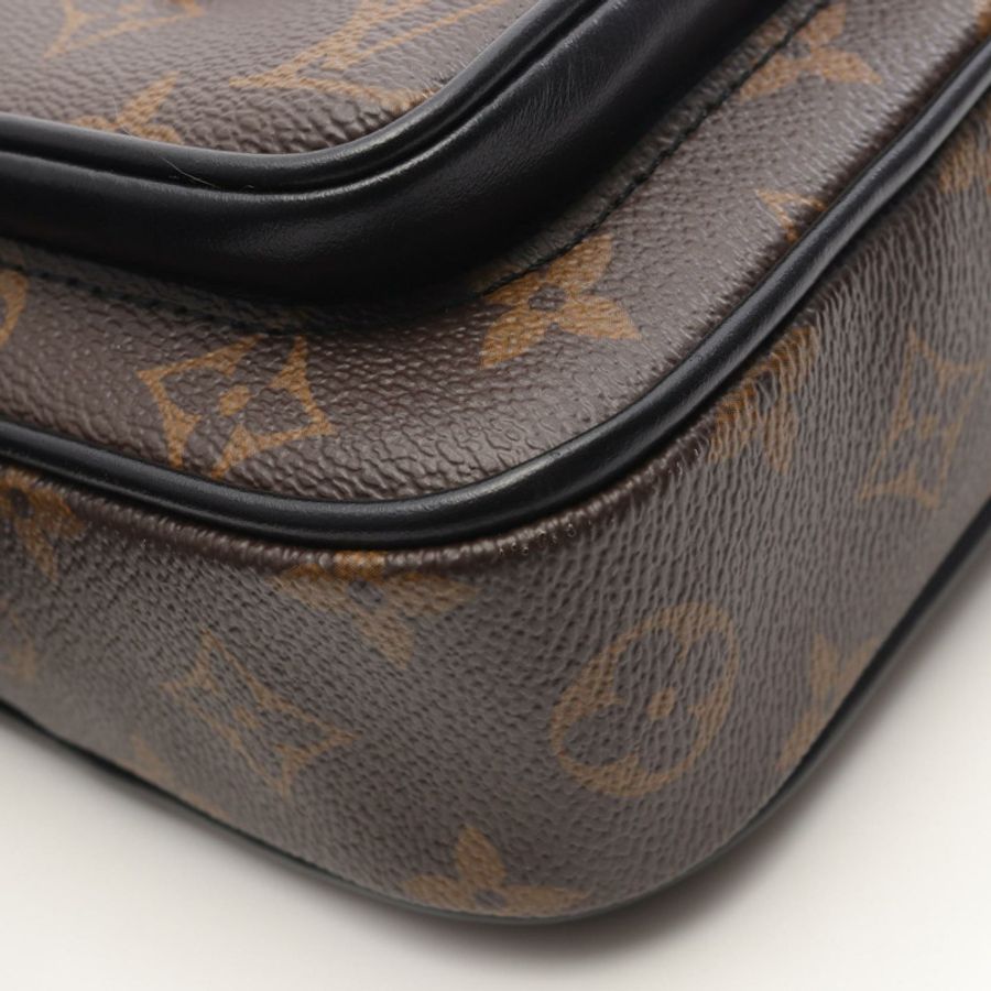 路易威登 Christopher 穿戴式皮夾肩包 M69404 Monogram Macassar-5