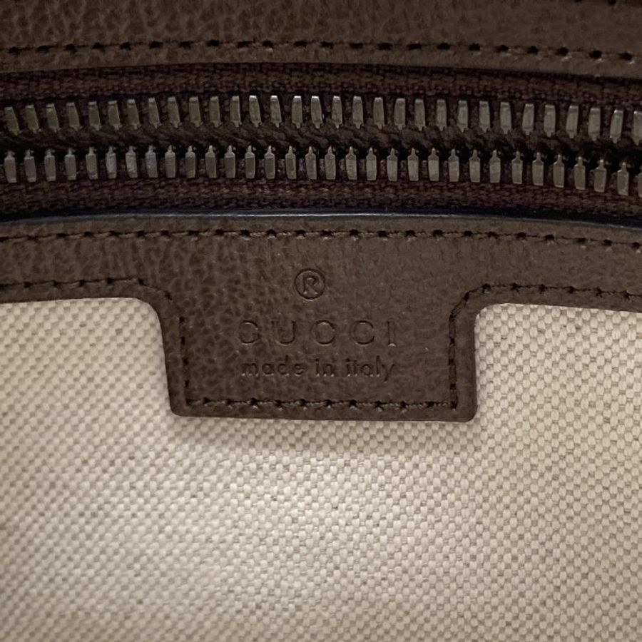 GUCCI 古馳 723312 Ophidia PVC帆布 斜背包 卡其色老花-7
