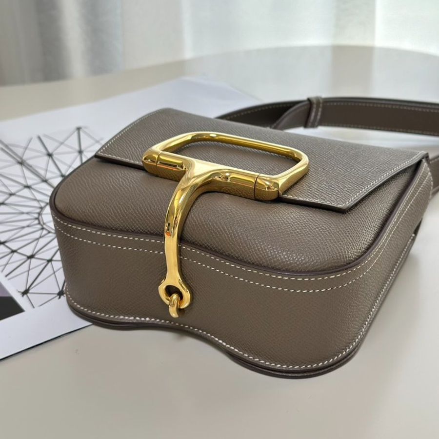 HERMES Della mini - 灰金 U-4