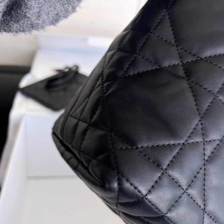【全新品】迪奧 Dior Toujours 土著系列黑色金扣中號手提肩背托特包-16