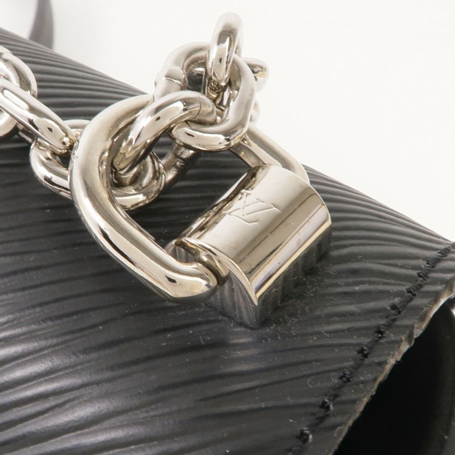 LOUIS VUITTON Epi Twist MM銀扣手挽肩背兩用袋-9