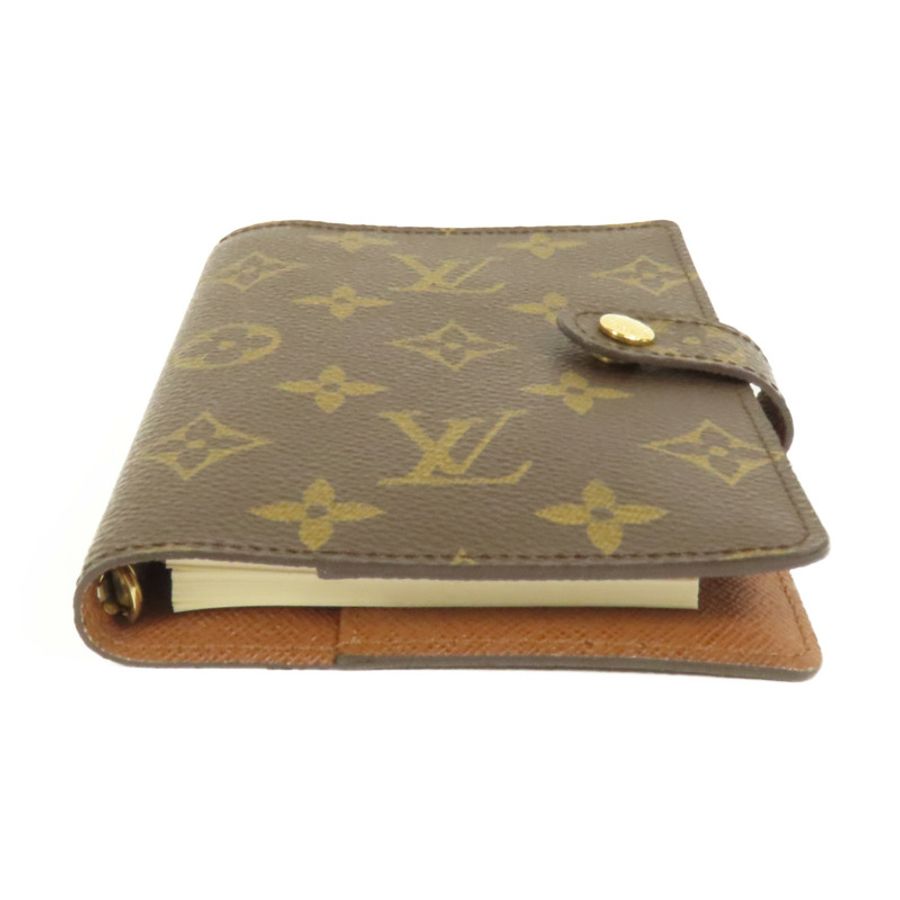 LOUIS VUITTON Monogram Agenda Cover金扣記事本封套-3